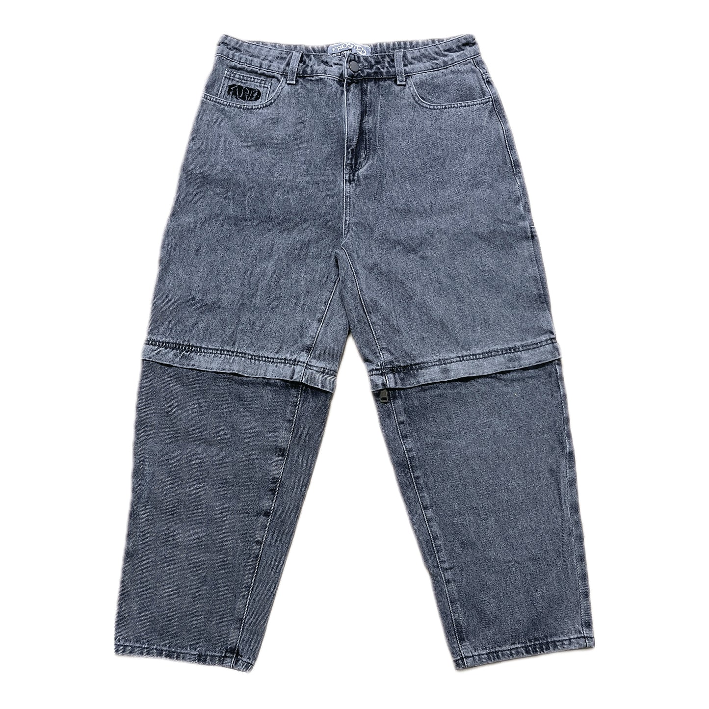 Transformer Jeans/Short Grey
