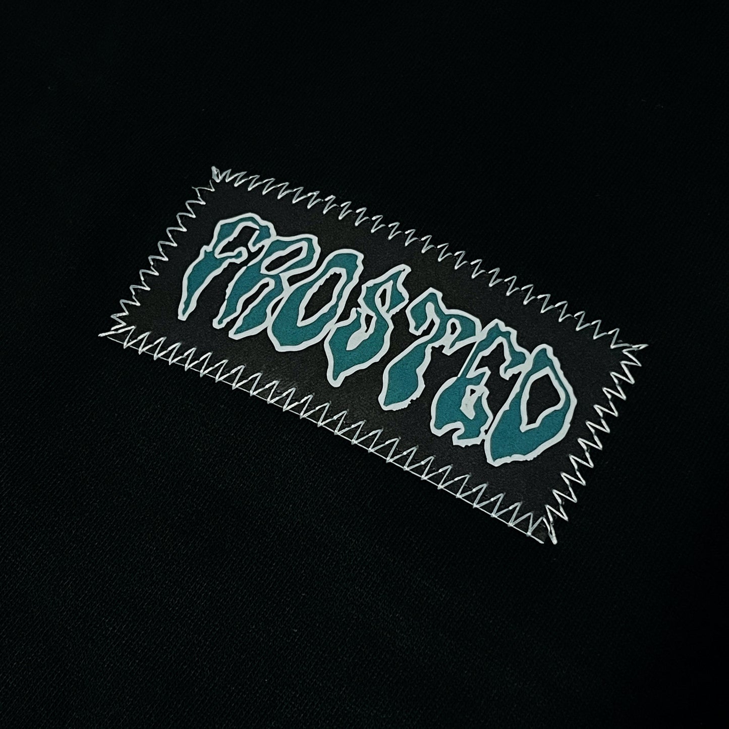 Patch Hoodie Black