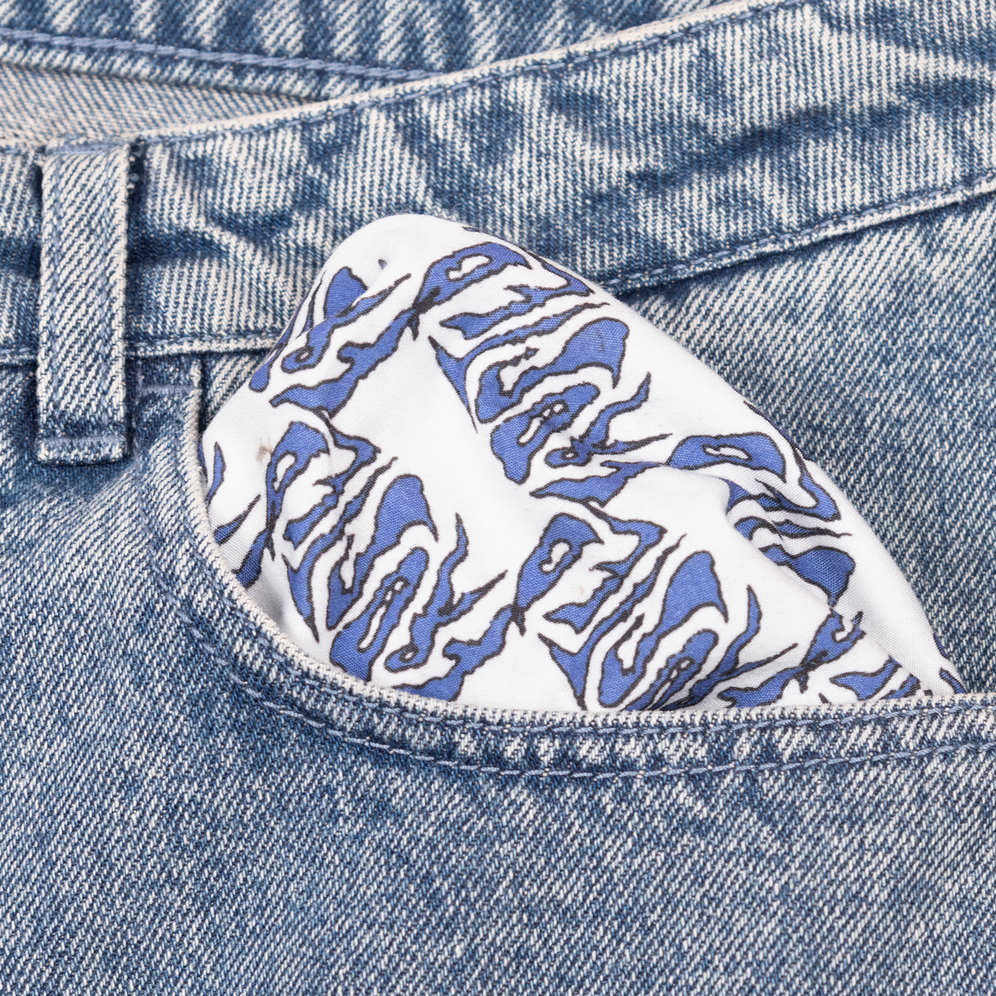 Wavy Pants Blue