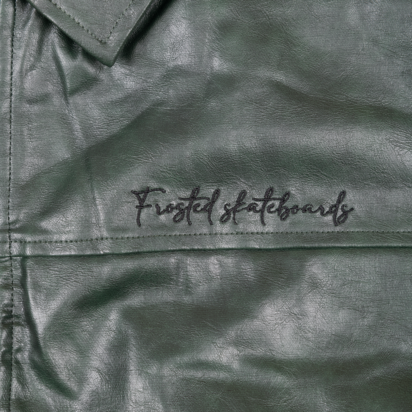 Leather Jacket Green