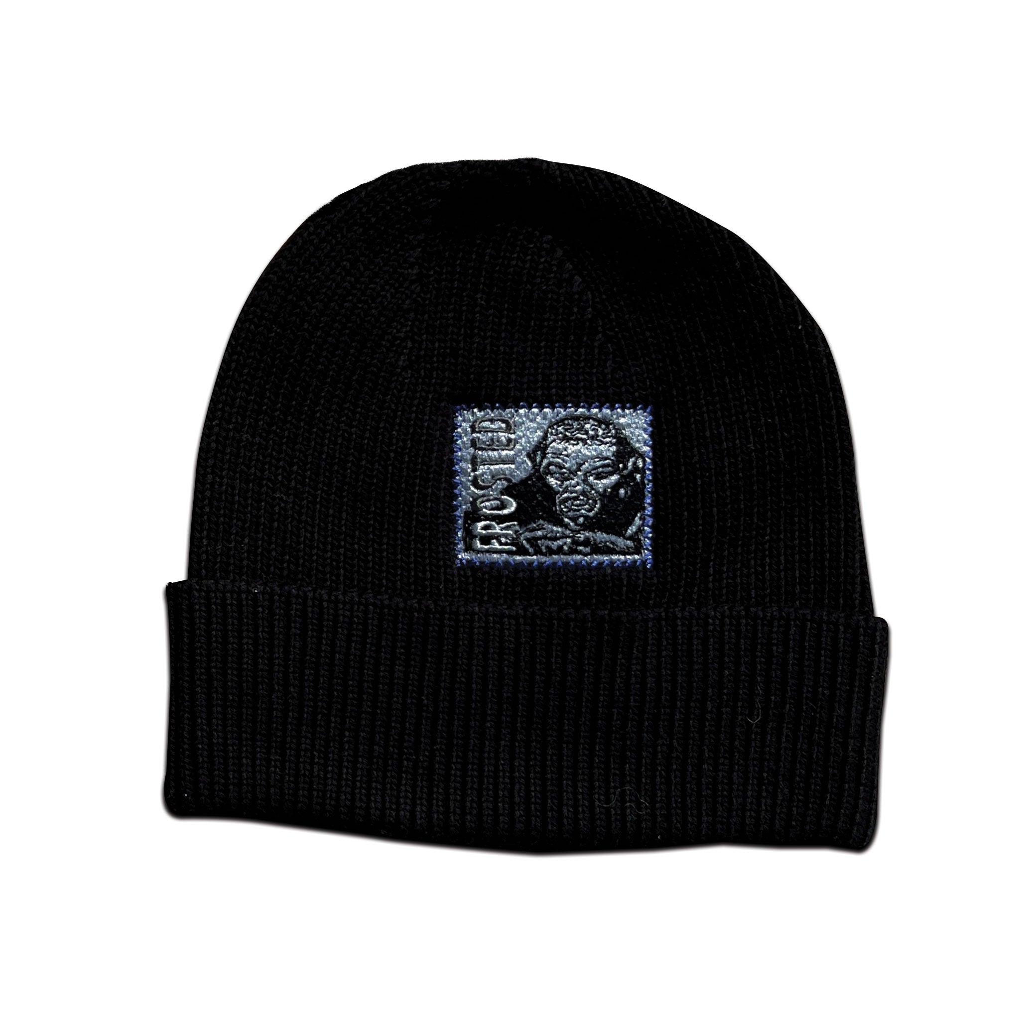 Black Patch Beanie