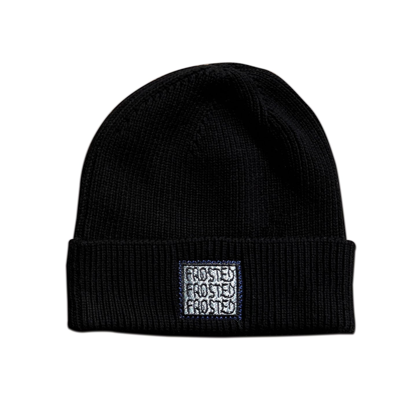 Patched Beanie Black