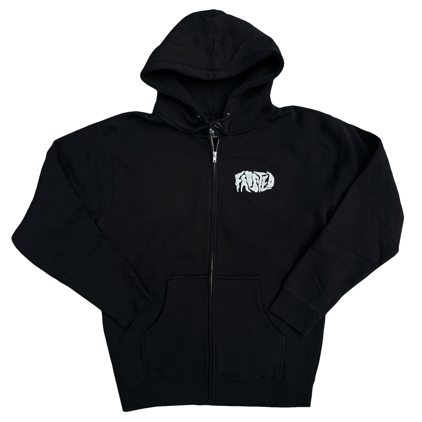 Silver Glitch ''Classic'' Zip Hoodie