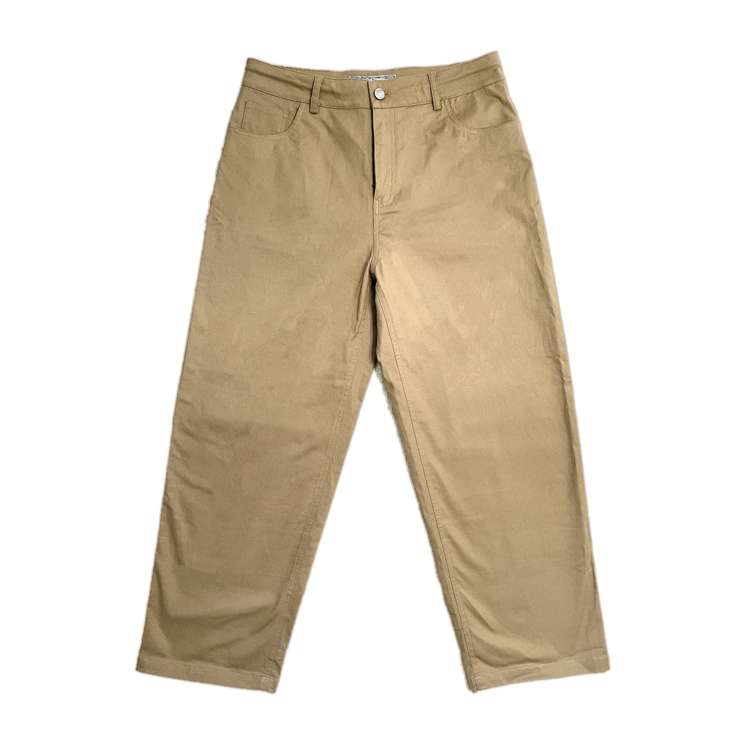 Stretchy Cotton Pants Beige