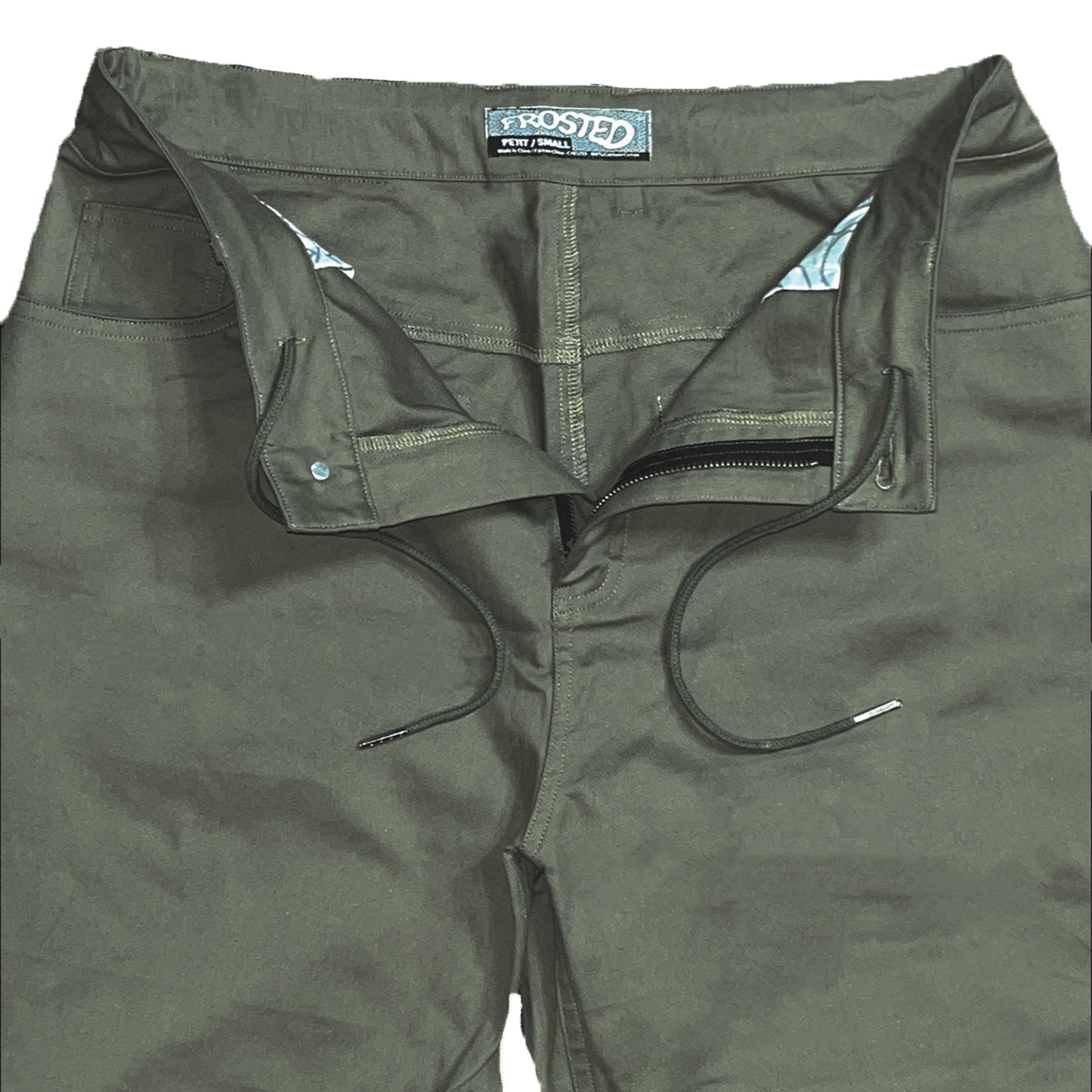 Pantalon Coton Stretch Kaki