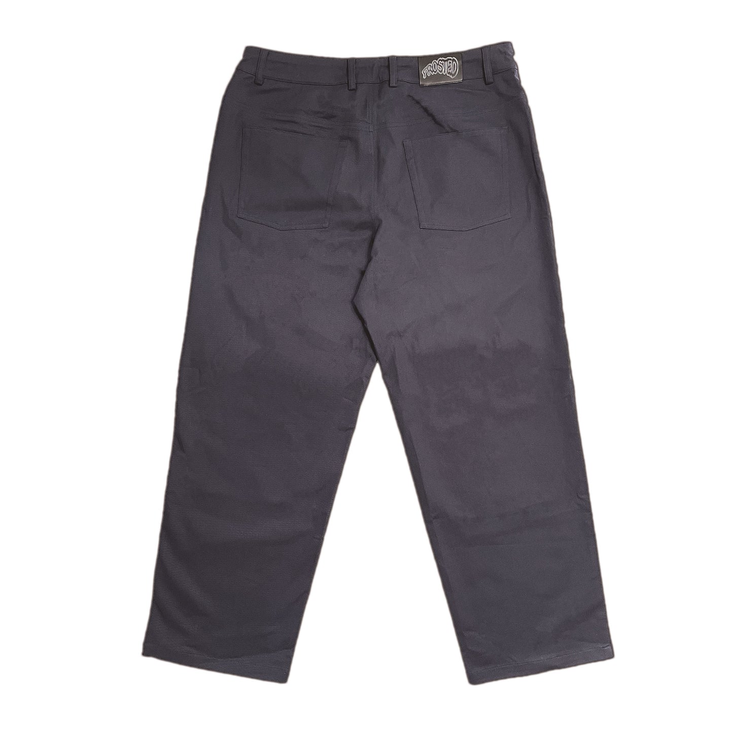 Stretchy Cotton Pants Navy Grey