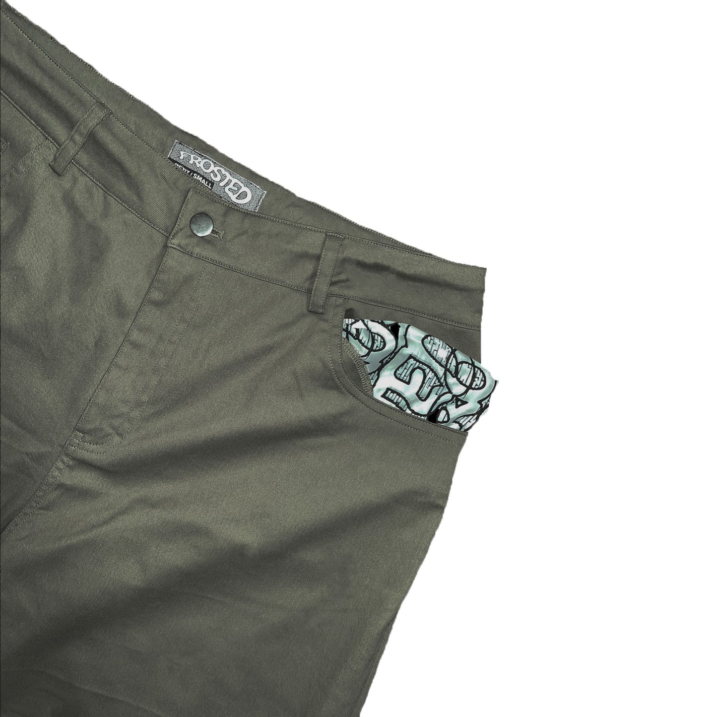 Stretchy Cotton Pants Khaki