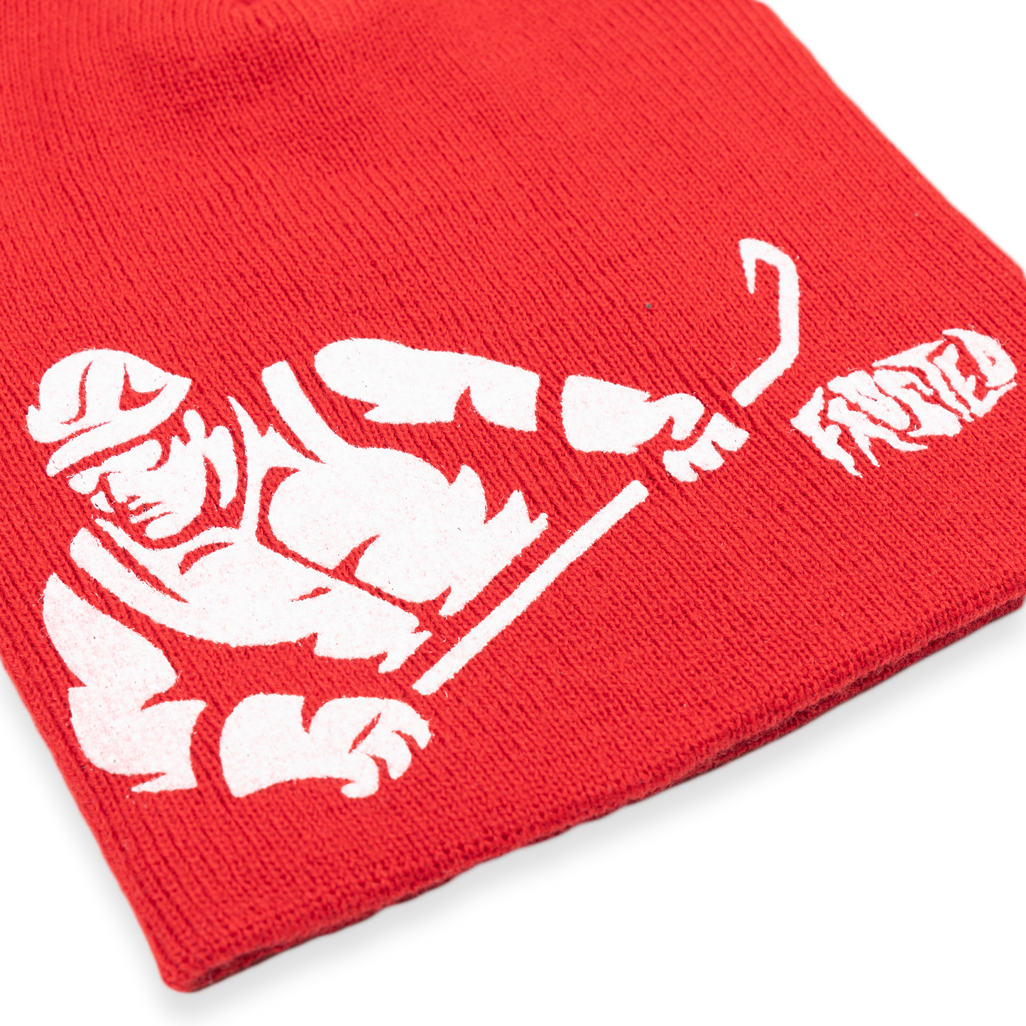Frosted X Pétroliers Beanie Red