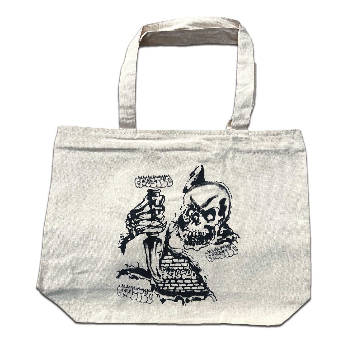 Skeleton Knife Tote Bag