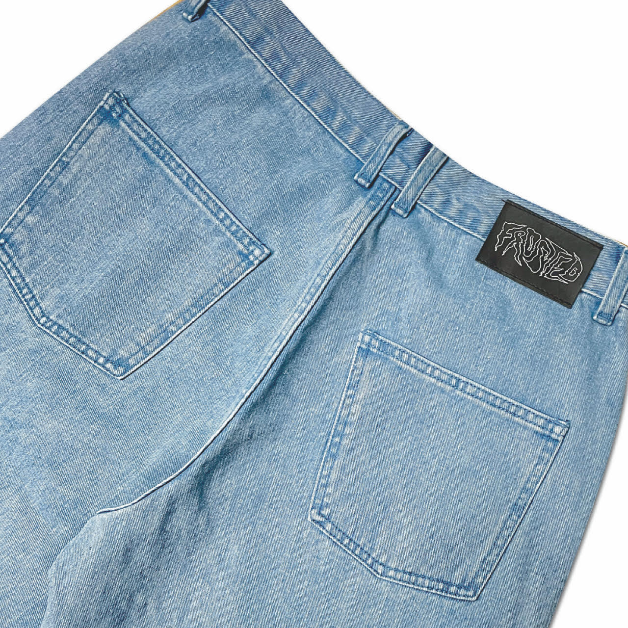 Jean cargo bleu clair