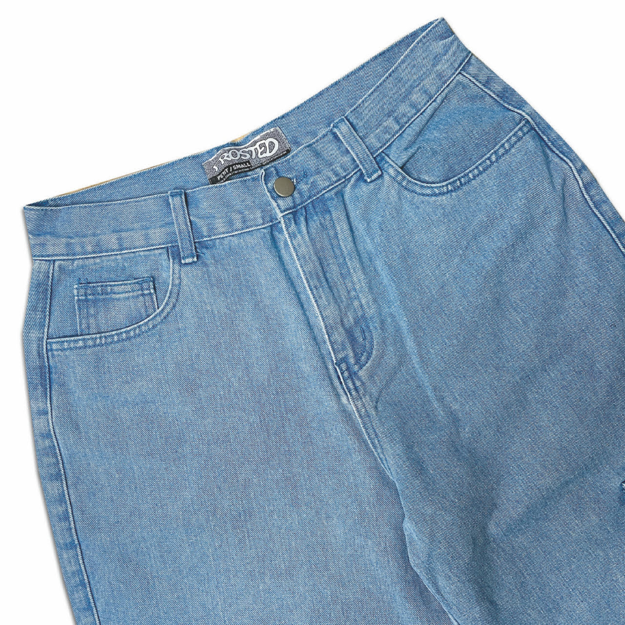Jean cargo bleu clair