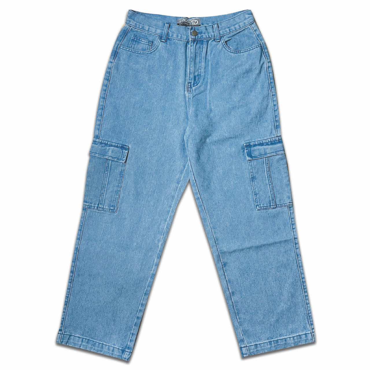 Light Blue Cargo Jeans