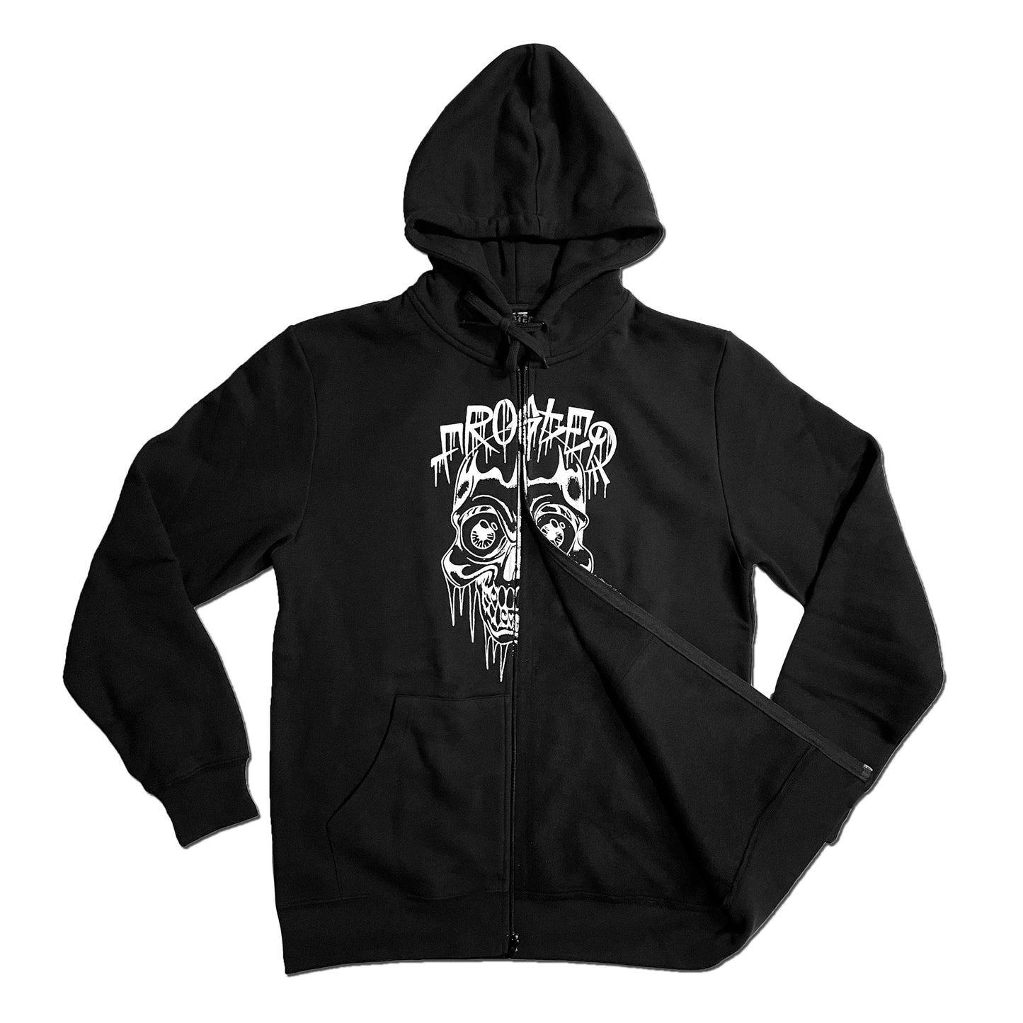 Crystal Skull Zip Up Hoodie