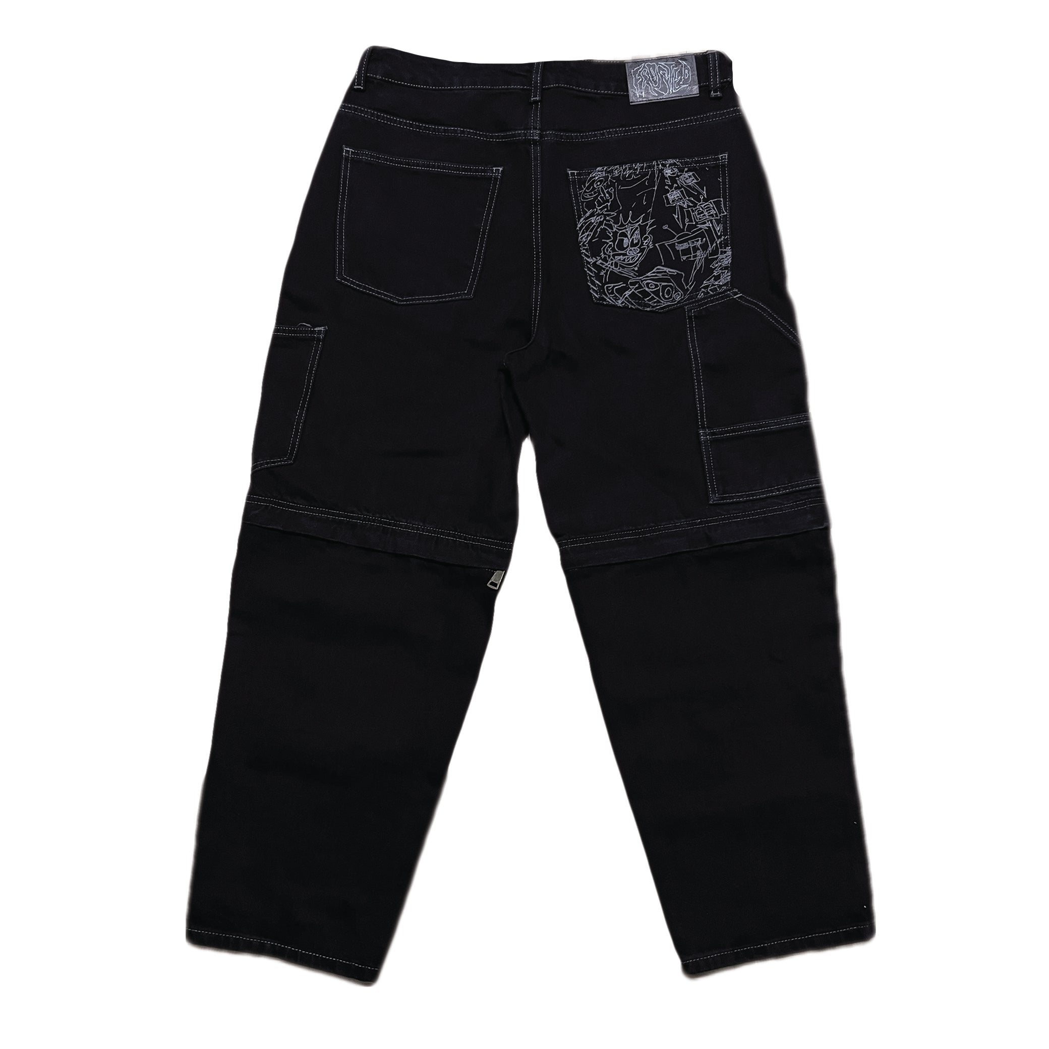 Transformer Jeans/Short Black