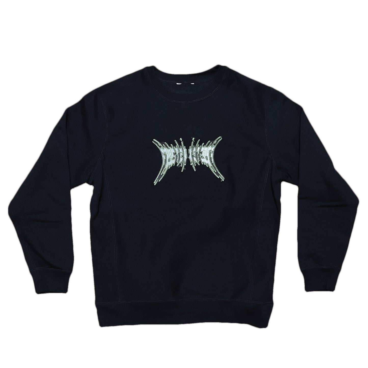 Butterfly Crew Neck Black