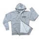 Wavy Zip-Up Hoodie Grey