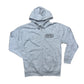 Wavy Zip-Up Hoodie Grey