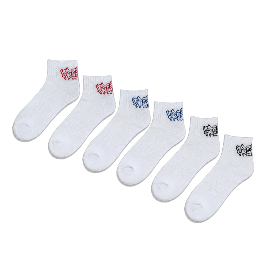 Frosted Ankle Socks 3 pack