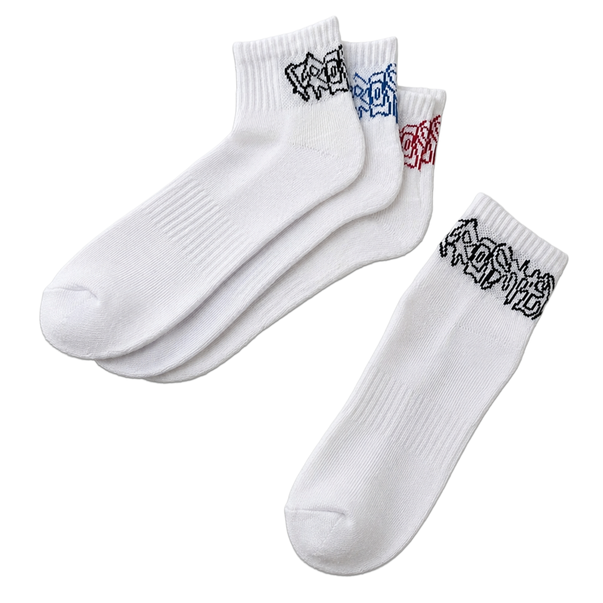 Frosted Ankle Socks 3 pack