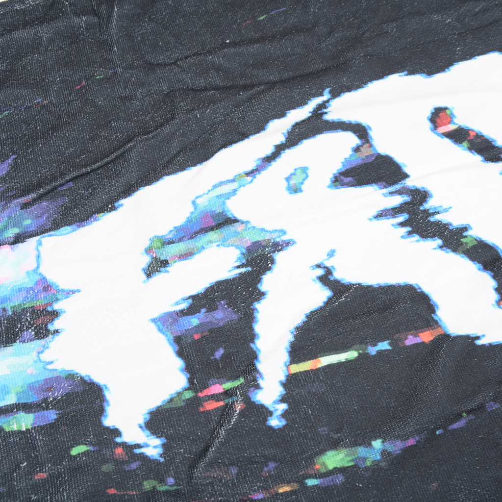 Beach Towel Black/White/Blue