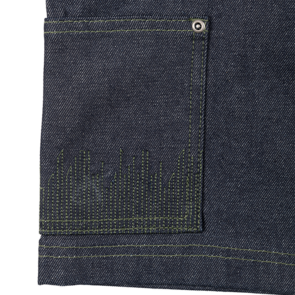 CPU Jorts Selvedge Blue