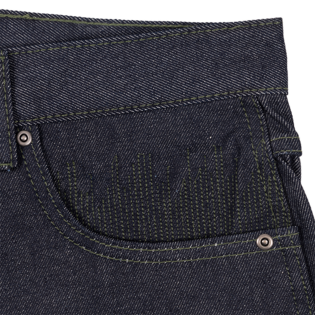 CPU Jorts Selvedge Blue