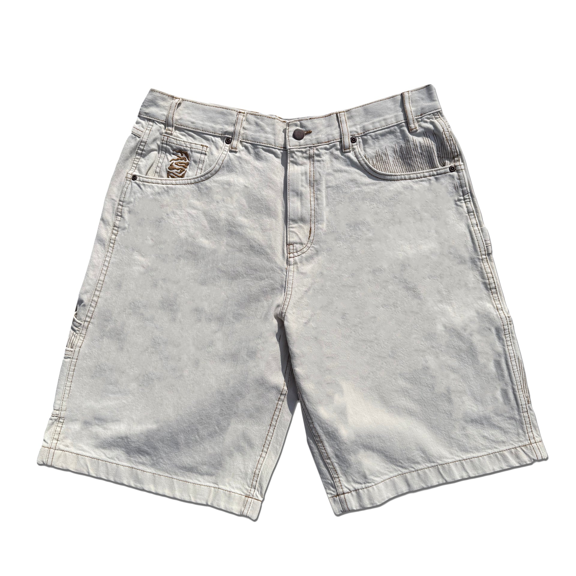 Cpu.Jorts Shorts Off White