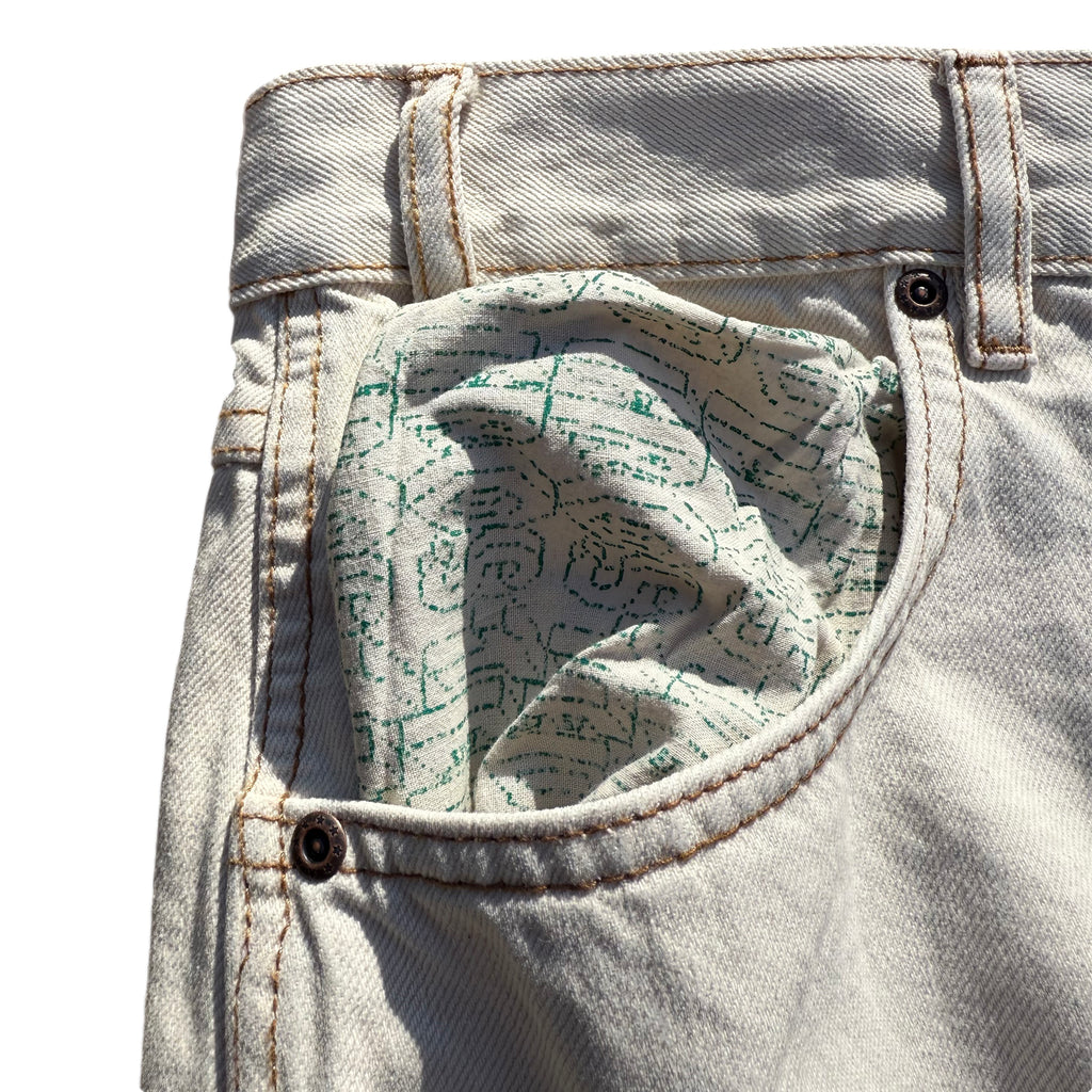 Cpu.Jorts Shorts Off White