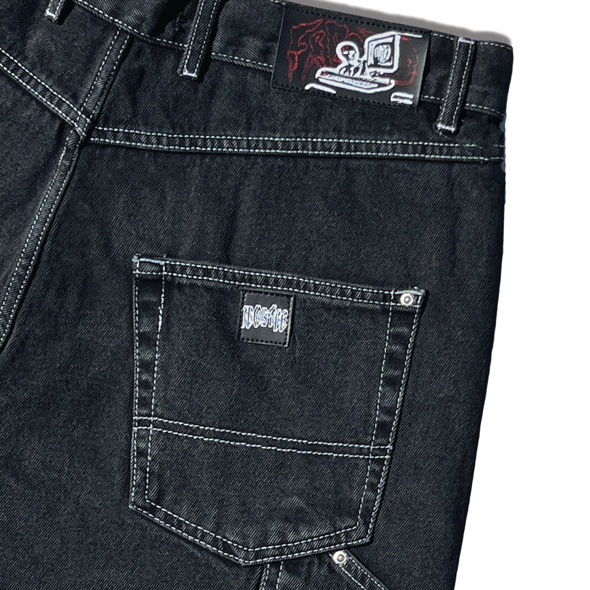 Cpu.Jorts Shorts Off Black