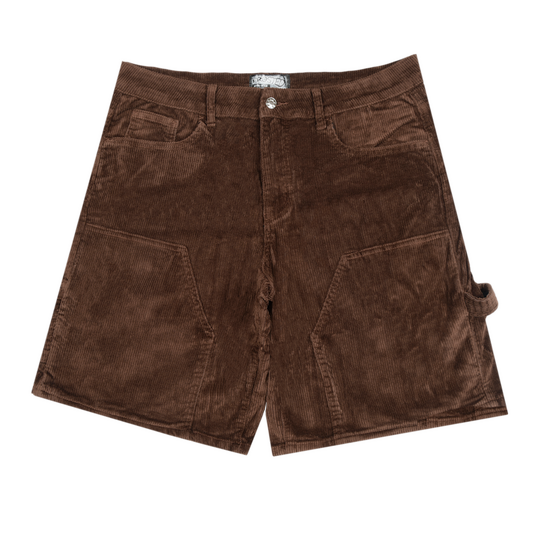Carpenter Cords Shorts Smoked Grey