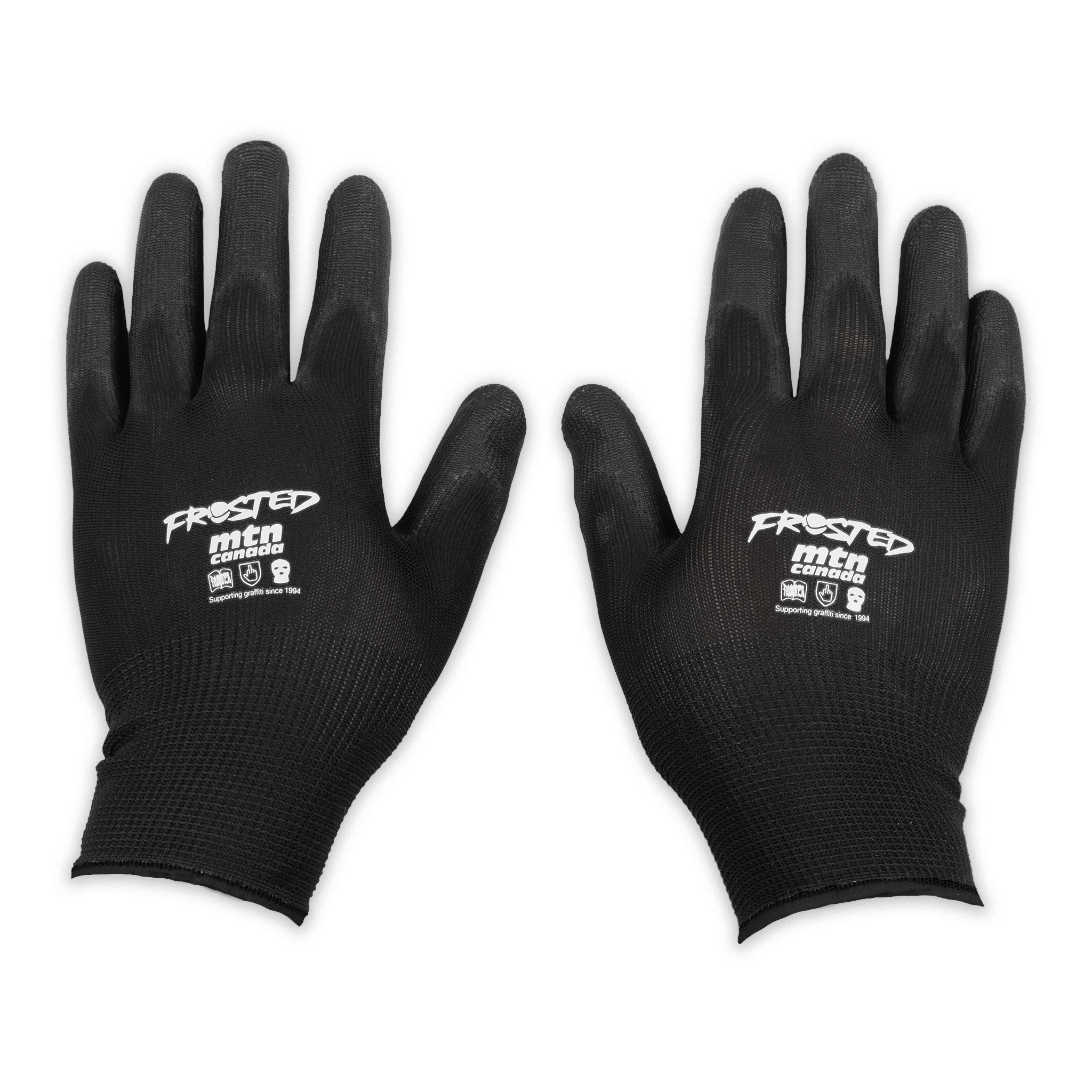 Coated Gloves Black/Black