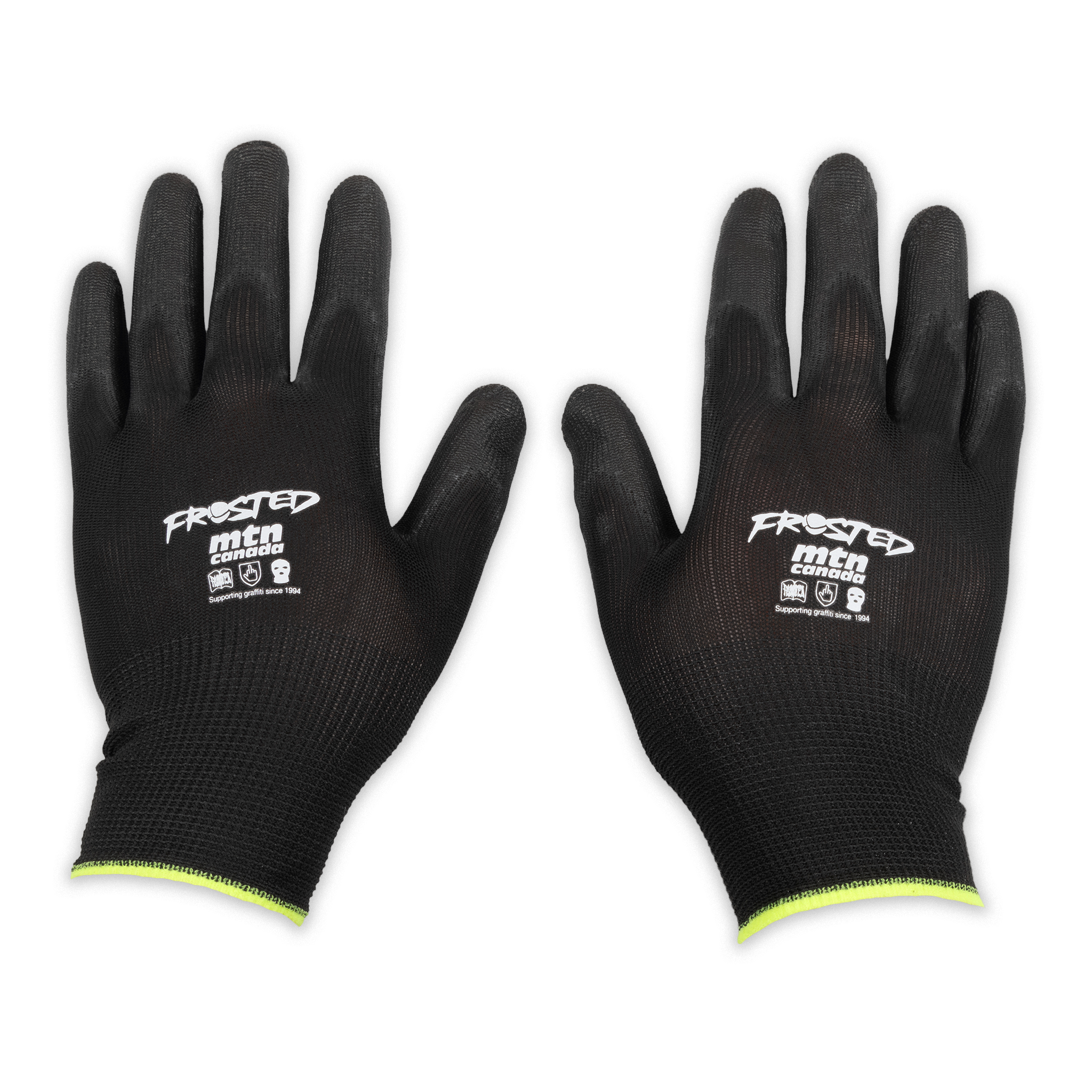 Coated Gloves Black/Green