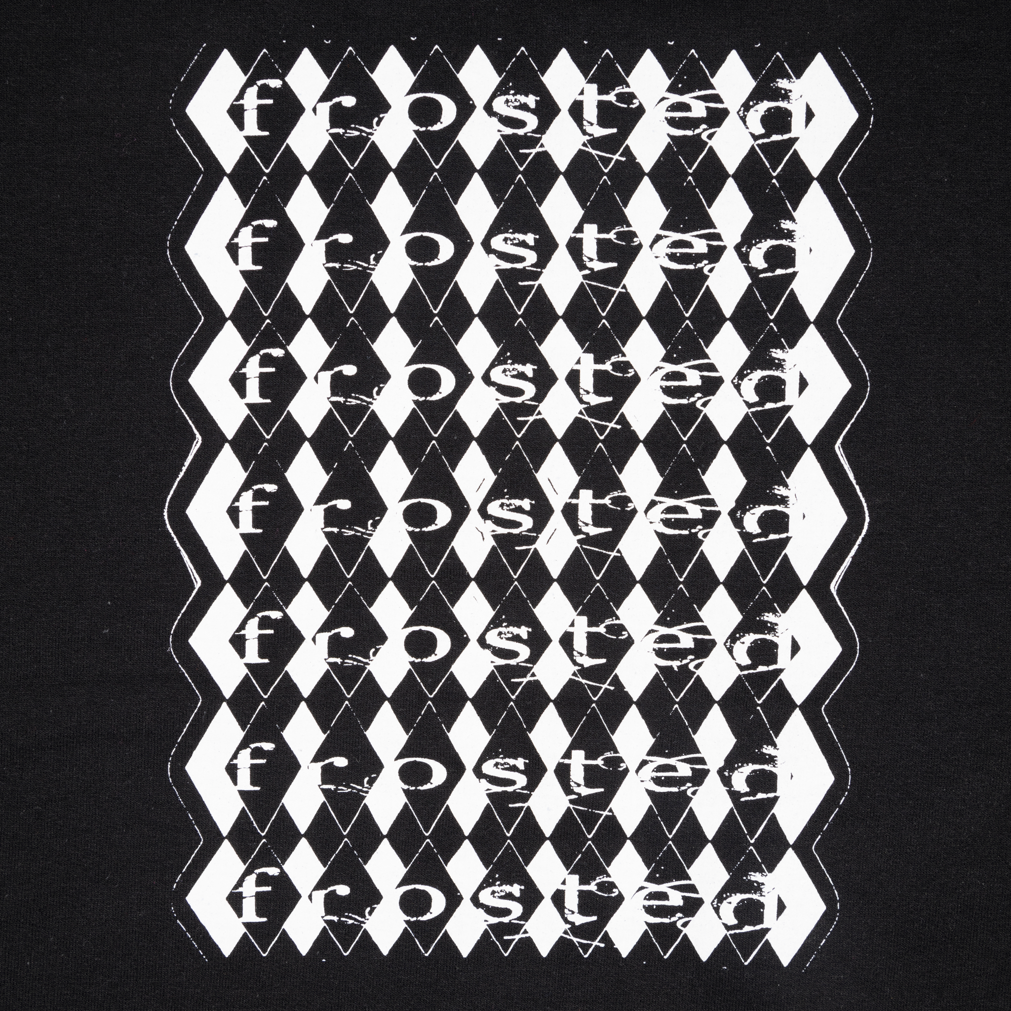 Diamond Crew Neck Black