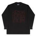 Dusty Waffle Long Sleeves Black