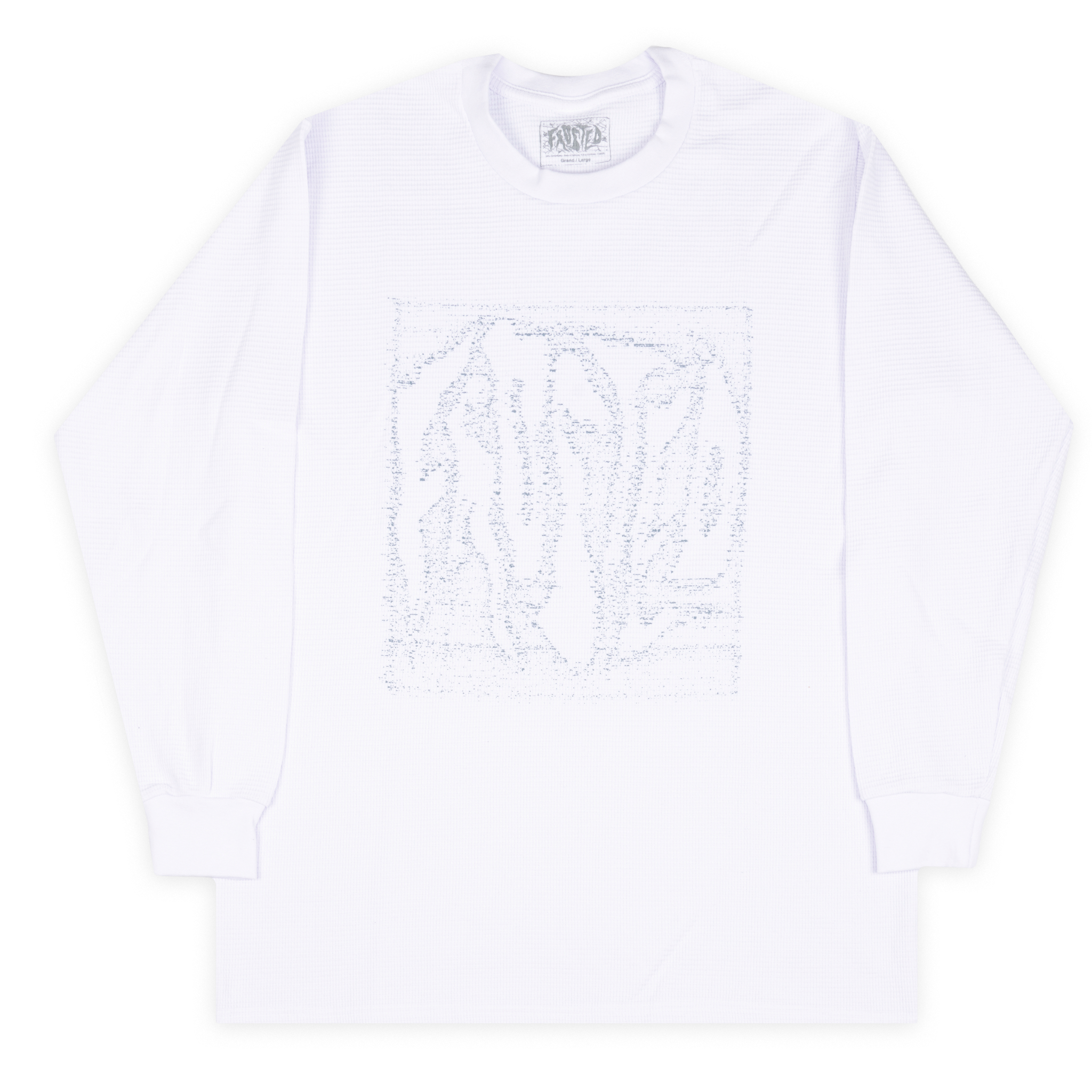 Dusty Waffle Long Sleeves White