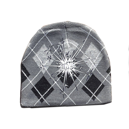 Diamond Skully Grey Beanie