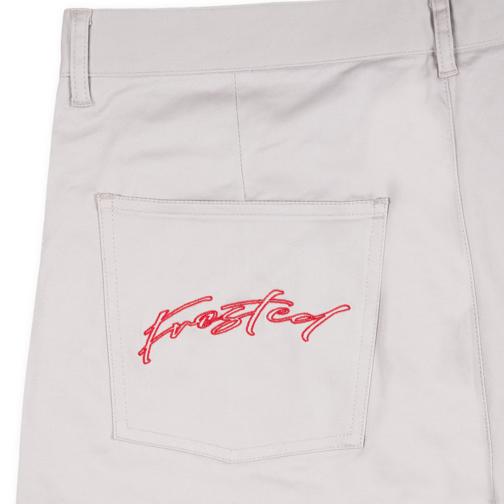 Double Pleated Shorts Light Grey