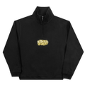 Halftone Black Quarter Zip