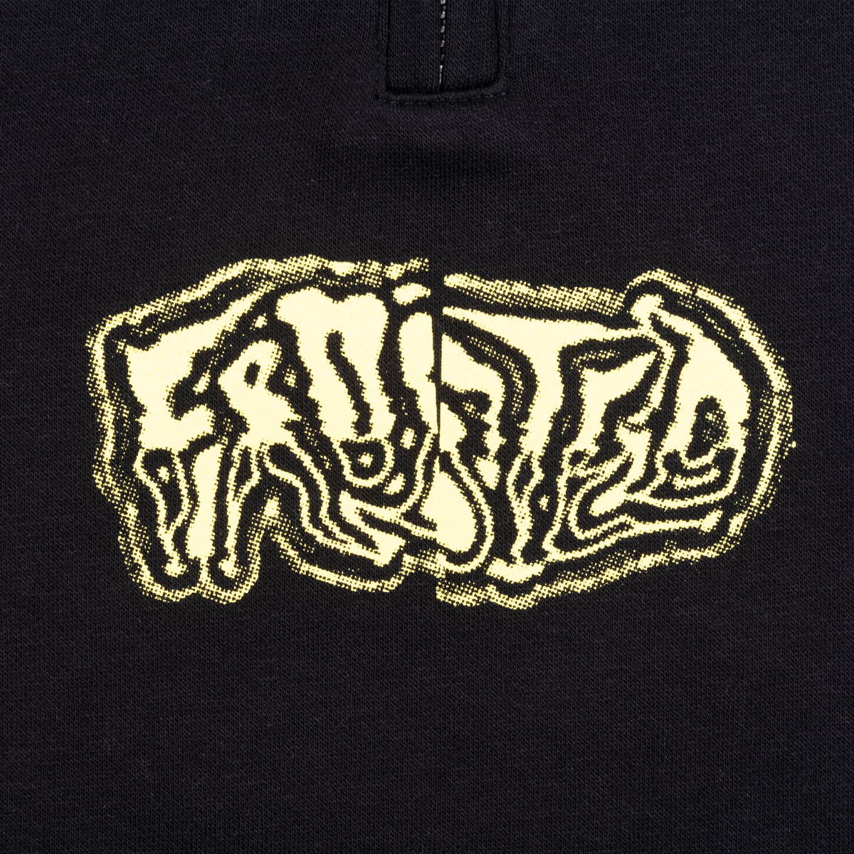 Halftone Black Quarter Zip