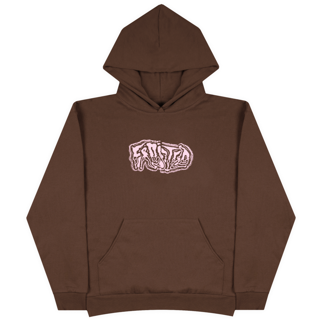 Halftone Brown Hoodie