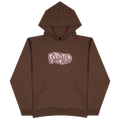 Halftone Brown Hoodie