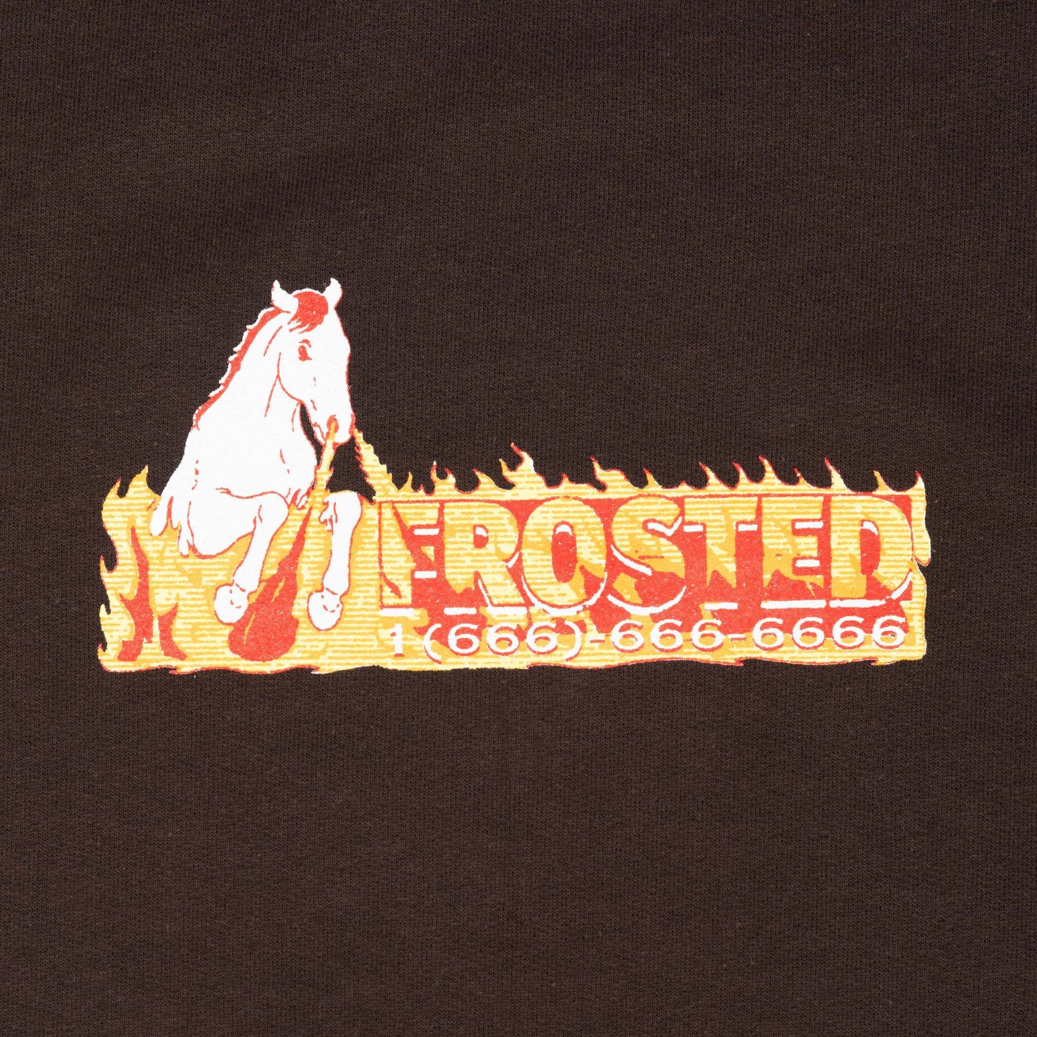 Horse Crew Neck Black