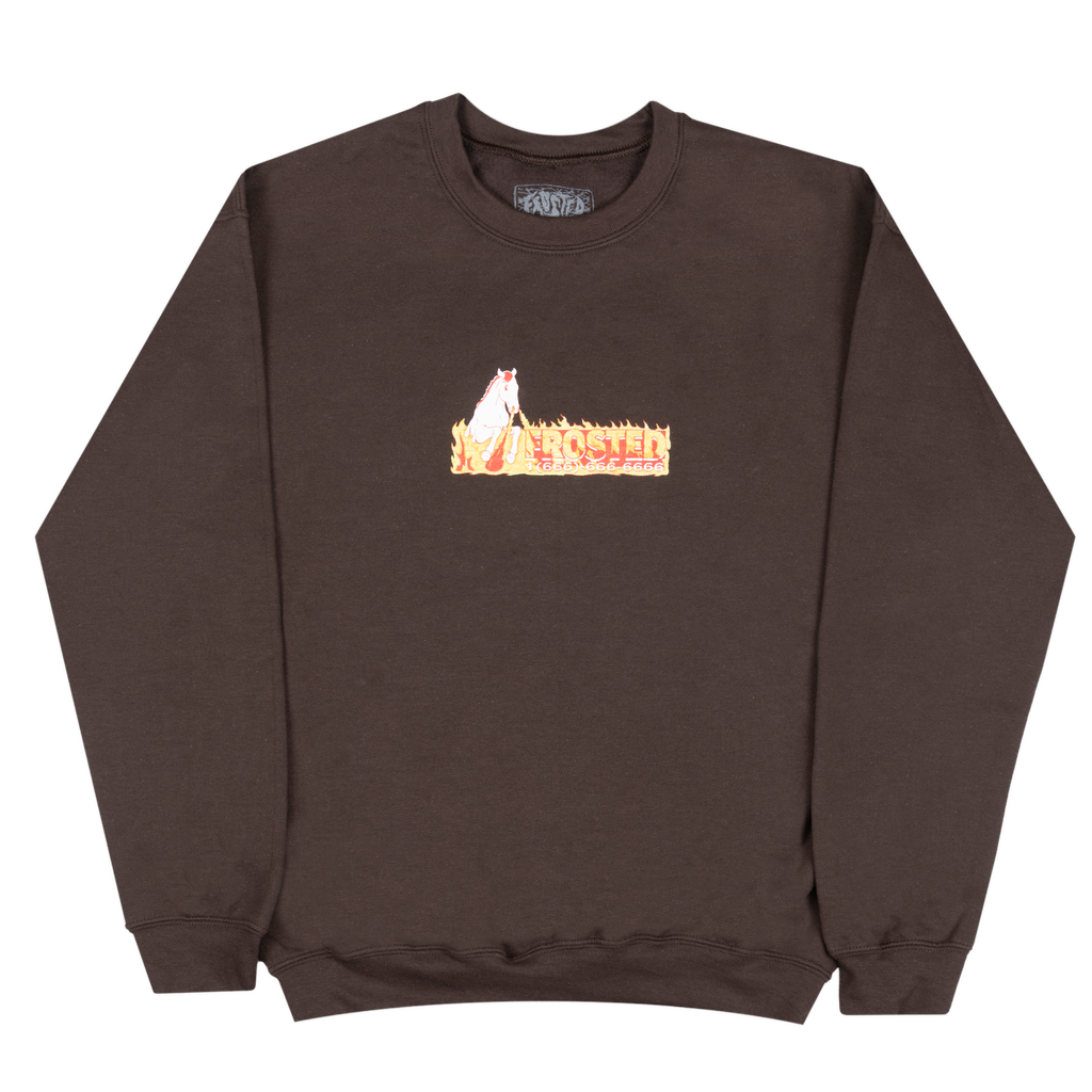 Horse Crew Neck Black