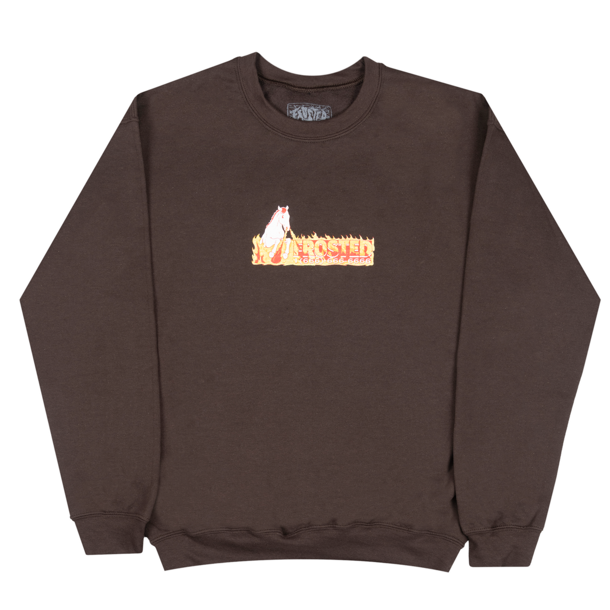 Horse Crew Neck Black