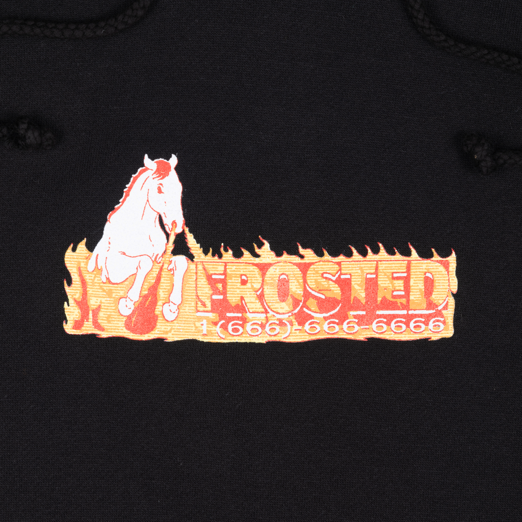 Horse Hoodie Black
