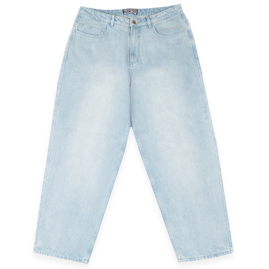 Wavy Pants Sunfaded Light Blue