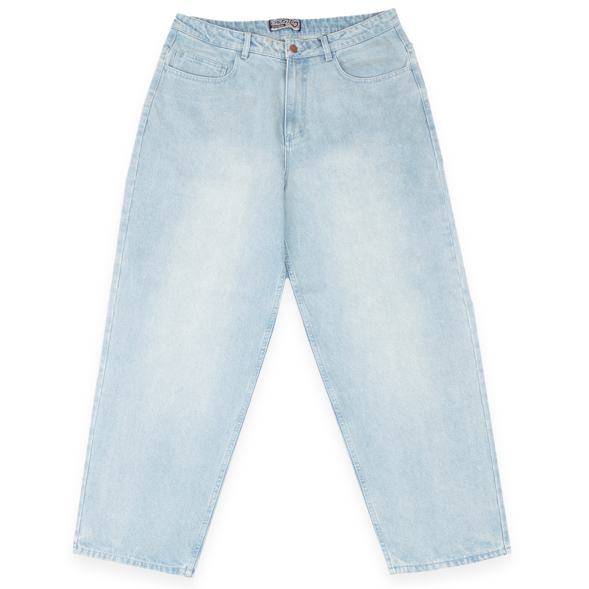Wavy Pants Sunfaded Light Blue