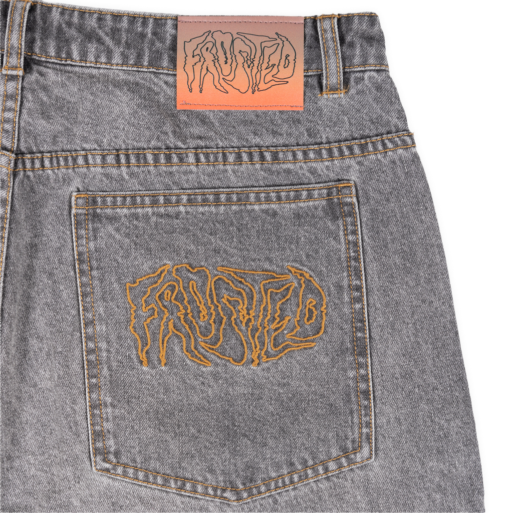 Wavy Pants Shadow Black