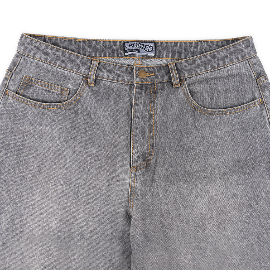 Wavy Pants Shadow Black