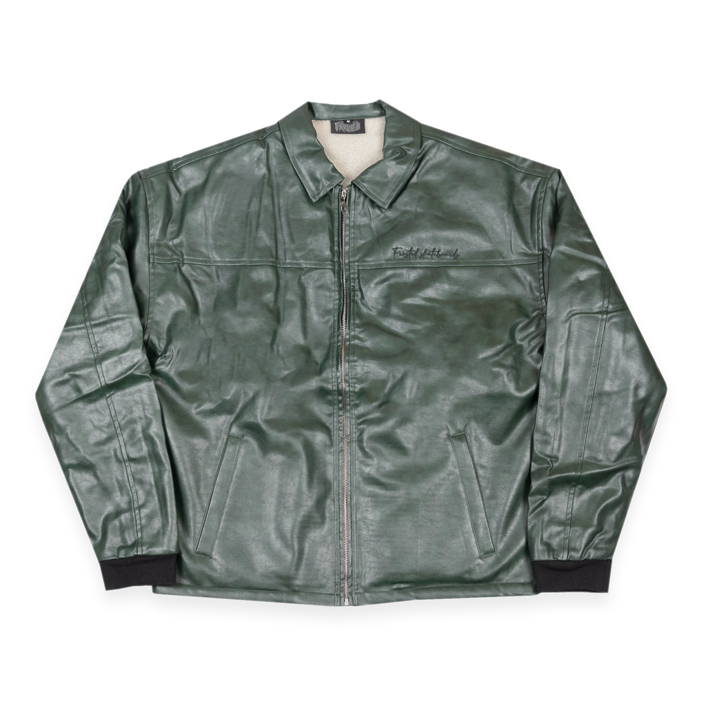Leather Jacket Green
